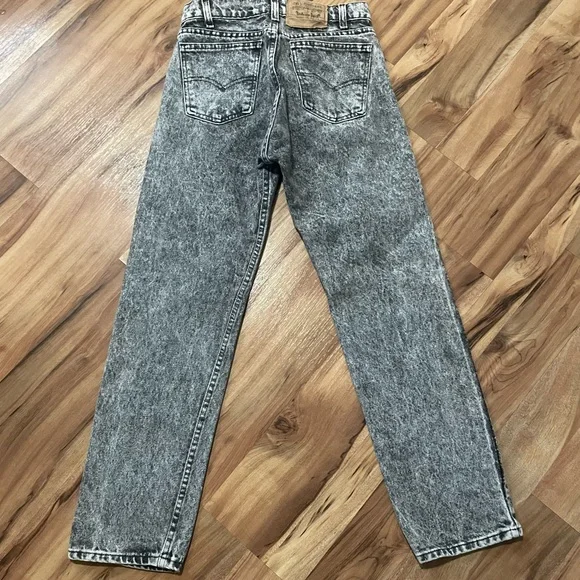 VTG Men’s Levi’s 505 Black Tab Acid Wash Jeans sz 30x30 - Picture 6 of 9